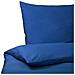 Set Copripiumino In Cotone Satinato 155 X 200 Cm Blu Harmonridge - Foto miniatura 2
