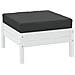 Cuscino Per Pallet Nero 60x60x8 Cm In Tessuto - Foto miniatura 3