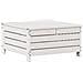 Set Salotto Giardino 7pz con Cuscini Bianco Legno Massello Pino - Foto miniatura 2