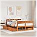 Letto Senza Materasso Marrone Cera 135x190 Cm In Legno Di Pino - Foto miniatura 1