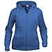 Basic Hoody Full Zip Lady Royal L - Foto miniatura 1