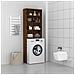 Mobile per Lavatrice Rovere Marrone 64x24x190 cm - Foto miniatura 7