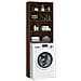 Mobile per Lavatrice Rovere Marrone 64x24x190 cm - Foto miniatura 10