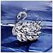 Spilla A Forma Di Cigno Di Cristallo Silver - Foto miniatura 1