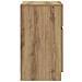 Comodini 2pz Rovere Artigianale 39x35x65cm in Legno Multistrato - Foto miniatura 3