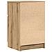 Comodini 2pz Rovere Artigianale 39x35x65cm in Legno Multistrato - Foto miniatura 4