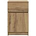 Comodini 2pz Rovere Artigianale 39x35x65cm in Legno Multistrato - Foto miniatura 7