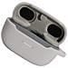 Custodia Protettiva Per Auricolari Bluetooth Con Moschettone White - Foto miniatura 2