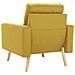 Set Divani 2 Pz In Tessuto Giallo - Foto miniatura 7