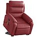 Poltrona Alzapersona Reclinabile Rosso Vino in Similpelle - Foto miniatura 3