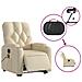 Poltrona Alzapersona Massaggiante Elettrica Crema in Tessuto - Foto miniatura 6