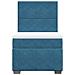 Giroletto a Molle con Materasso Blu 80x200 cm in Velluto - Foto miniatura 7