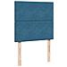Giroletto a Molle con Materasso Blu 80x200 cm in Velluto - Foto miniatura 8