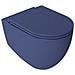 Sanitari Sospesi Opaco Infinity: Vaso, Bidet, Copriwater Soft-close - Blu Opaco - Foto miniatura 1