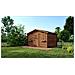 Casetta Da Giardino In Legno - 12m2 - 4x3m - Impregnata - 28mm - Colore: Marrone - Foto miniatura 1