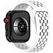 Cinturino Di Ricambio In Silicone Traforato Compatibile Con Huawei Watch Fit 4, Fit 4 Pro E Fit 3 White - Foto miniatura 2