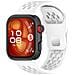 Cinturino Di Ricambio In Silicone Traforato Compatibile Con Huawei Watch Fit 4, Fit 4 Pro E Fit 3 White - Foto miniatura 3