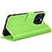 Custodia A Portafoglio Per Iphone 15 Pro Funzione Supporto E Linguetta Magnetica, Verde - Foto miniatura 5