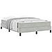 Letto box spring con materasso Grigio chiaro 140 x 200 cm - Foto miniatura 3