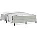 Letto box spring con materasso Grigio chiaro 140 x 200 cm - Foto miniatura 4