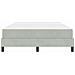 Letto box spring con materasso Grigio chiaro 140 x 200 cm - Foto miniatura 7