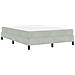Letto box spring con materasso Grigio chiaro 140 x 200 cm - Foto miniatura 9