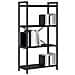 Libreria Rovere nero 60 x 30 x 118 cm Legno multistrato - Foto miniatura 3