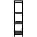Libreria Rovere nero 60 x 30 x 118 cm Legno multistrato - Foto miniatura 6
