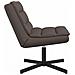 Sedia girevole Marrone 63 x 75 x 76 cm Pelle sintetica - Foto miniatura 5
