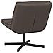 Sedia girevole Marrone 63 x 75 x 76 cm Pelle sintetica - Foto miniatura 6