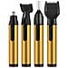 Tagliacapelli Multifunzione 4-in-1 Per Naso, Rasoio Elettrico Per Sopracciglia E Kit Per La Cura Dei Peli Del Viso Gold - Foto miniatura 1
