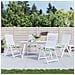 Cuscini per sedie 4 pcs Motivo Foglia 50 x 50 x 4 cm - Foto miniatura 2
