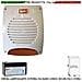 Sirena Lampeggiante Led Esterna Radio Frequenza 433,92 Mhz Bidirezionale Anti Jamming Codici Batteria 12v 1,2 Ah Antif - Foto miniatura 1