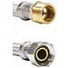 Tubo Flessibile Acciaio Inox  Dn13  Raccordo 3/4 Maschio X 3/4 Femmina  1500 Mm  Tubo Acqua Potabile Certificato - Foto miniatura 2
