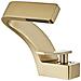 Rubinetto per lavabo da bagno, Blackswan, tipo M206, modello oro opaco con bocca a cascata, misura 15 cm - Foto miniatura 1