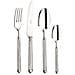 Ellade Set posate 24 pezzi in acciaio inox 18/10 - set per 6 persone- Design classico forgiato a mano, eleganza senza tempo - Foto miniatura 1