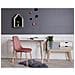 Scrivania Vojens Bianca Con Gambe In Legno Naturale, 120×60×75 Cm - Foto miniatura 6