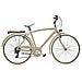 Bici Uomo Telaio Alluminio Linea Cottage Misura 28 Bicicletta Cambio 6v City Bike Vintage Completa Di Accessori Finiture Panna - 52 Nocciola Opaco - Foto miniatura 1