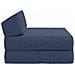 Divano Letto Pieghevole Blu 60 x 70 x 41 cm Tessuto - Foto miniatura 4