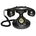 VINTAGE10-BLACK telefono a filo  - Foto miniatura 2