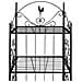 Scaffale Per Piante Porta Quadrato Nero - Foto miniatura 3