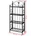 Scaffale Per Piante Porta Quadrato Nero - Foto miniatura 4