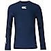Maglia Base Layer A Manica Lunga Thermoreg Bambini (l) (blu Navy)  - Foto miniatura 1