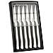 Set Di Coltelli Da Bistecca 6 Pezzi (6 Coltelli) - Monoblocco Unipezzo Acciaio Inossidabile 110 Mm Colore Argento - Foto miniatura 1