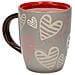 Brandani Tazza Magica Magic Mug Batticuore Ceramica Esce Scritta Tortora 54978 - Foto miniatura 1