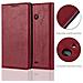 Custodia Compatibile Con Nokia Lumia 540 In Rosso Mela - Coperchio Protettiva Con Chiusura Magnetica, Funzione Stand E Tasca Per Le Carte - Foto miniatura 5