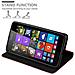 Custodia Compatibile Con Nokia Lumia 540 In Rosso Mela - Coperchio Protettiva Con Chiusura Magnetica, Funzione Stand E Tasca Per Le Carte - Foto miniatura 7
