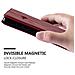 Custodia Compatibile Con Nokia Lumia 540 In Rosso Mela - Coperchio Protettiva Con Chiusura Magnetica, Funzione Stand E Tasca Per Le Carte - Foto miniatura 8