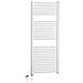 Scaldasalviette Elettrico 150x50 Cm 700w Bianco Con Resistenza Termolimitata H150 Cm Latina - Foto miniatura 3