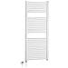 Scaldasalviette Elettrico 150x50 Cm 700w Bianco Con Resistenza Termolimitata H150 Cm Latina - Foto miniatura 5